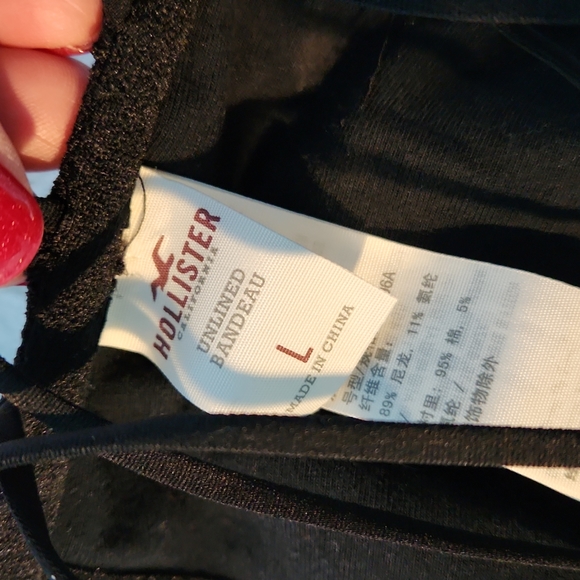 Hollister bandaeu, black and size large - Picture 3 of 5